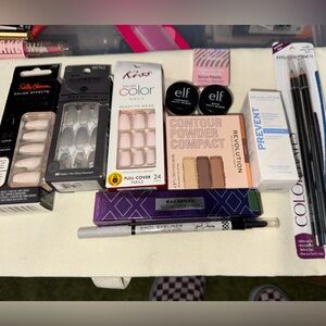 Revolution Contour Powder Compact + Assorted Makeup Bundle